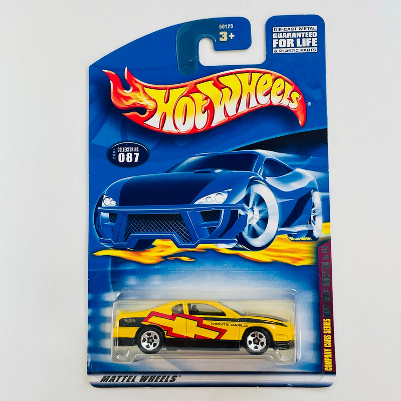 2001 Hot Wheels Company Cars Chevrolet Monte Carlo Concept Car amarillo 5SP