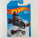 2018 Hot Wheels HW Moto Blastous Moto rojo OH5 con MC5 base ZAMAC