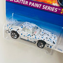 1996 Hot Wheels Splatter Paint Series 80s Chevrolet Camaro Z-28 blanco 5SP base ZAMAC