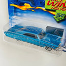 2003 Hot Wheels First Editions Pontiac Bonneville 1965 013 azul metálico LW Primera Edición