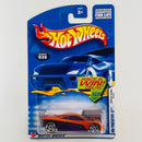 2002 Hot Wheels First Editions HW Prototype 12 naranja metálico PR5 base ZAMAC