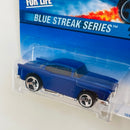 1997 Hot Wheels Blue Streak Series 55 Chevy azul metálico 3SP