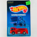 1989 Hot Wheels Workhorses Fire Eater rojo BW