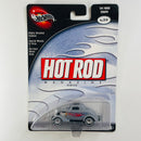 2003 Hot Wheels 100% Preferred Hot Rod Magazine 34 Ford Coupe 3-Window gris Llantas de Goma RR base ZAMAC