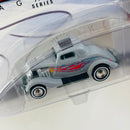 2003 Hot Wheels 100% Preferred Hot Rod Magazine 34 Ford Coupe 3-Window gris Llantas de Goma RR base ZAMAC