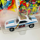 2002 Johnny Lightning Marvel X-Men 69 Chevy Camaro RS/SS blanco con Tarjeta de Comic