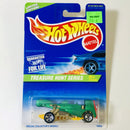 1997 Hot Wheels Treasure Hunts Dogfighter verde 5SP