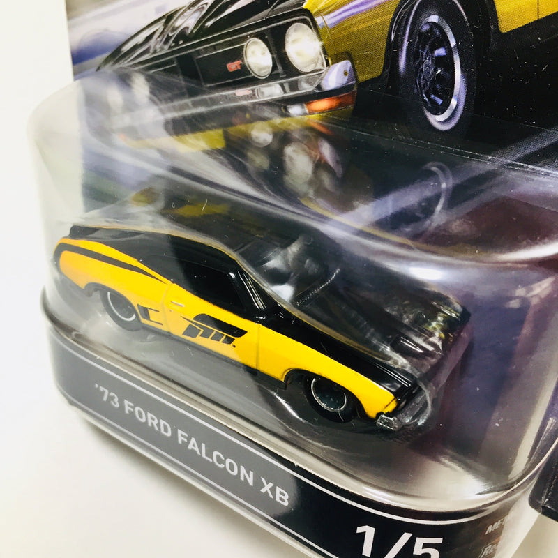 2016 Hot Wheels Entertainment Forza Motorsport 73 Ford Falcon XB amarillo Llantas de Goma RR