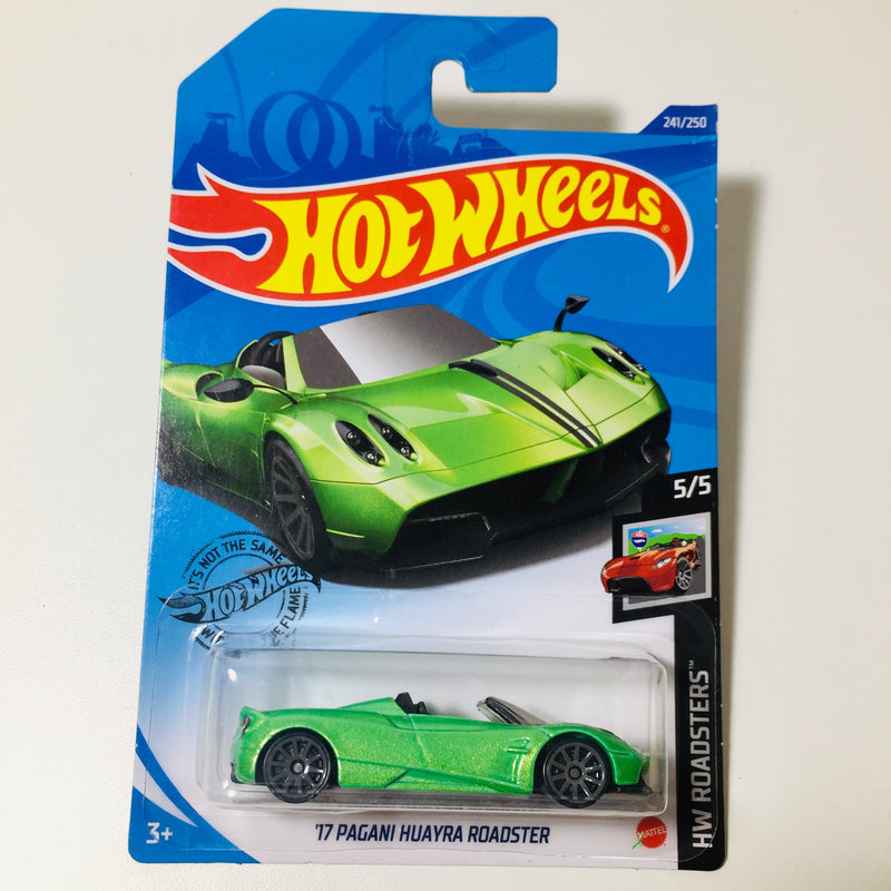 2020 Hot Wheels HW Roadsters 17 Pagani Huayra Roadster verde 10SP