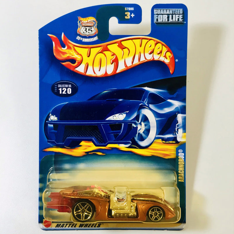 2003 Hot Wheels Arachnorod 120 naranja PR5