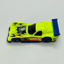 2003 Hot Wheels Panoz GTR-1 139 amarillo fluorescente 3SP - Loose