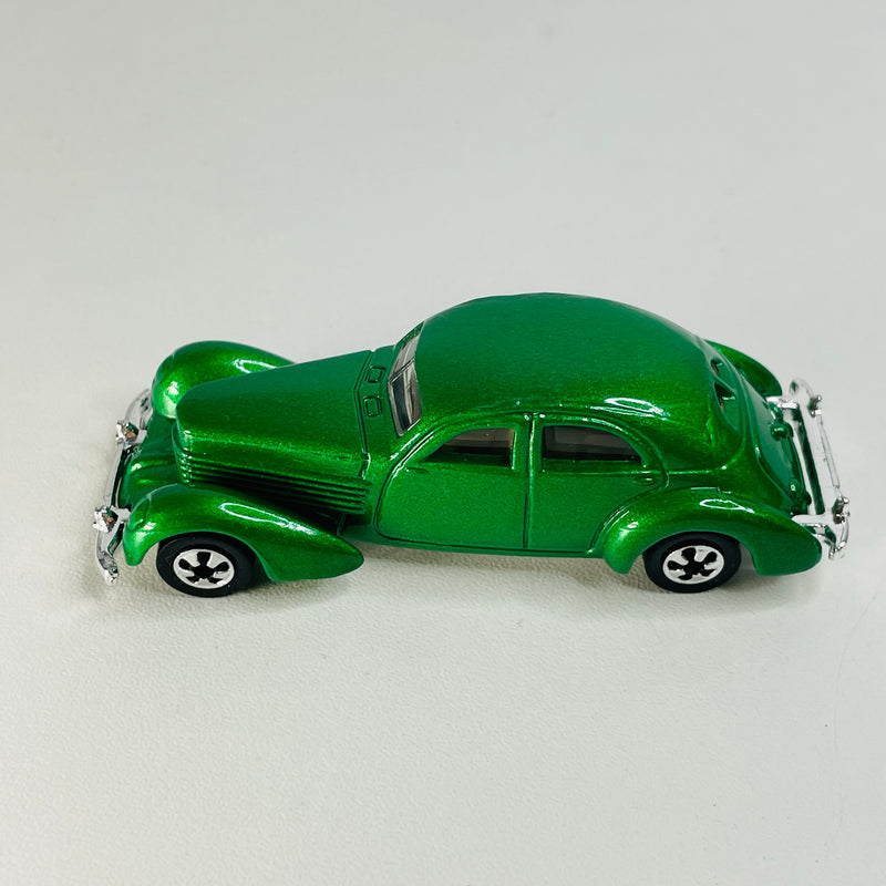 2000 Hot Wheels Virtual Collection 1936 Cord verde metálico BW - Loose