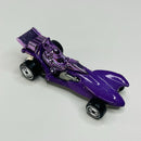 1995 Hot Wheels Cyber Cruiser 261 morado metálico UH base ZAMAC - Loose/Suelto