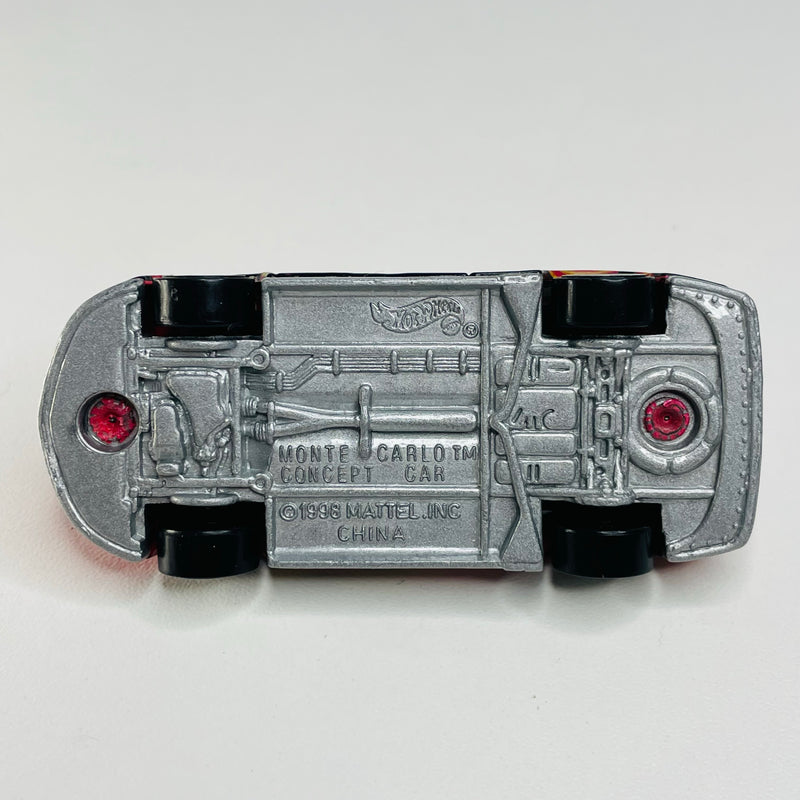 2000 Hot Wheels Virtual Collection Chevrolet Monte Carlo Concept Car rojo metálico SB - Loose