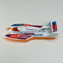 2000 Hot Wheels Hydroplane blanco con naranja - Loose