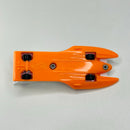 2000 Hot Wheels Hydroplane blanco con naranja - Loose