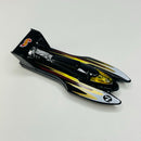 1999 Hot Wheels Hydroplane 1053 negro - Loose