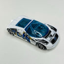 2001 Hot Wheels Anime Ford GT-90 062 blanco PR5 base ZAMAC - Loose