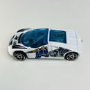 2001 Hot Wheels Anime Ford GT-90 062 blanco PR5 base ZAMAC - Loose