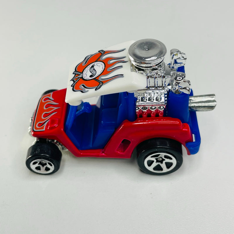 2000 Hot Wheels Virtual Collection Tee'd Off rojo 5SP base ZAMAC - Loose