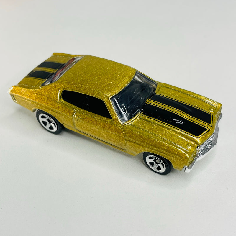 2000 Hot Wheels 70 Chevelle Chevrolet dorado metálico 5SP - Loose