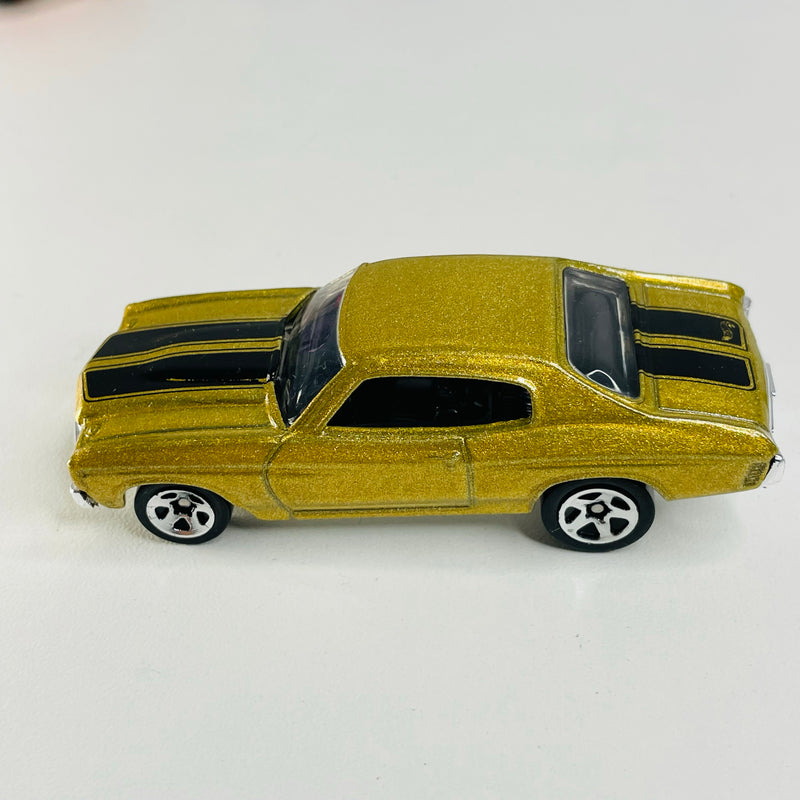 2000 Hot Wheels 70 Chevelle Chevrolet dorado metálico 5SP - Loose