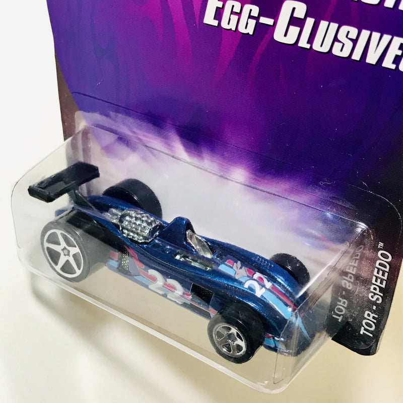2007 Hot Wheels Easter Egg-Clusives Tor-Speedo azul 5SP