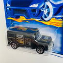 2001 Hot Wheels Armored Car 185 negro 5SP base ZAMAC