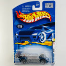 2001 Hot Wheels First Editions Krazy 8s 019 azul metálico PR5 base ZAMAC