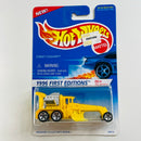 1996 Hot Wheels First Editions Street Cleaver amarillo 5SP