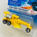 1996 Hot Wheels First Editions Street Cleaver amarillo 5SP