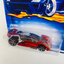 2003 Hot Wheels Open Road-ster 116 rojo metálico PR5 base ZAMAC