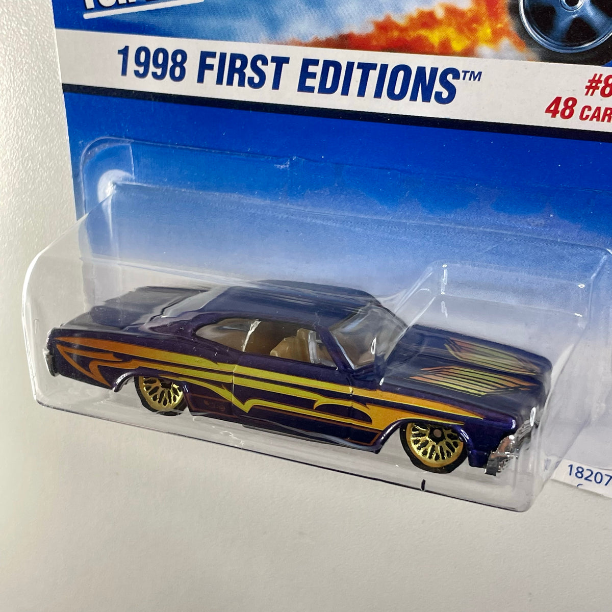 Hot Wheels '65 Impala Lowrider 1998初版 1998 Hot Wheels First Editions 65 Impala Lowrider morado metálico LW
