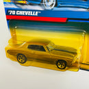 2000 Hot Wheels 70 Chevelle Chevrolet dorado metálico 5SP