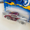 2001 Hot Wheels Skin Deep Series Colección Set de 4 - Super Comp Dragster, 41 Jeep Willys Coupe, Chevy Pro Stock Truck, Pro Stock Firebird Pontiac