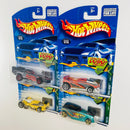 2002 Hot Wheels Cold Blooded Series Colección Set de 4 - Firebird Funny Car, Speed Shark, Vulture, Phaeton