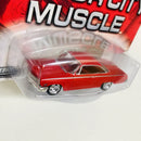 2004 Hot Wheels Auto Affinity Motor City Muscle 62 Chevy rojo Llantas de Goma RR