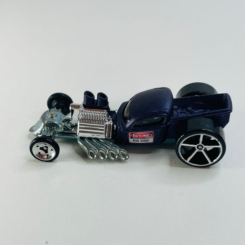 2008 Hot Wheels New Models Ratbomb morado satinado OH5 base ZAMAC - Loose