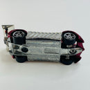 2002 Hot Wheels Grave Rave Krazy 8s 100 rojo PR5 base ZAMAC - Loose