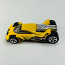 2002 Hot Wheels Cold Blooded Vulture 077 amarillo 5SP - Loose