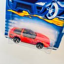2001 Hot Wheels 80s Corvette 219 naranja 3SP base ZAMAC