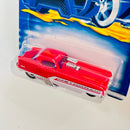 2001 Hot Wheels Metrorail Nash Metropolitan 160 rojo 5SP