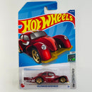 2022 Hot Wheels HW Contoured Volkswagen Käfer Racer rojo RSW Tarjeta Internacional