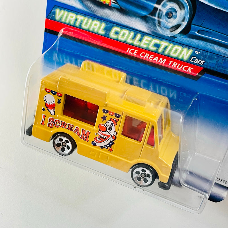 2000 Hot Wheels Virtual Collection Ice Cream Truck amarillo 5DOT