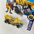 2016 Hot Wheels Treasure Hunt HW Screen Time Grease Rod dorado metálico MC5