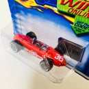 2002 Hot Wheels Ferrari 156 141 rojo LW