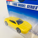 1995 Hot Wheels Model Series Ferrari 355 amarillo SB