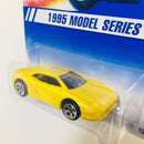 1995 Hot Wheels Model Series Ferrari 355 amarillo 5DOT variante aros plata