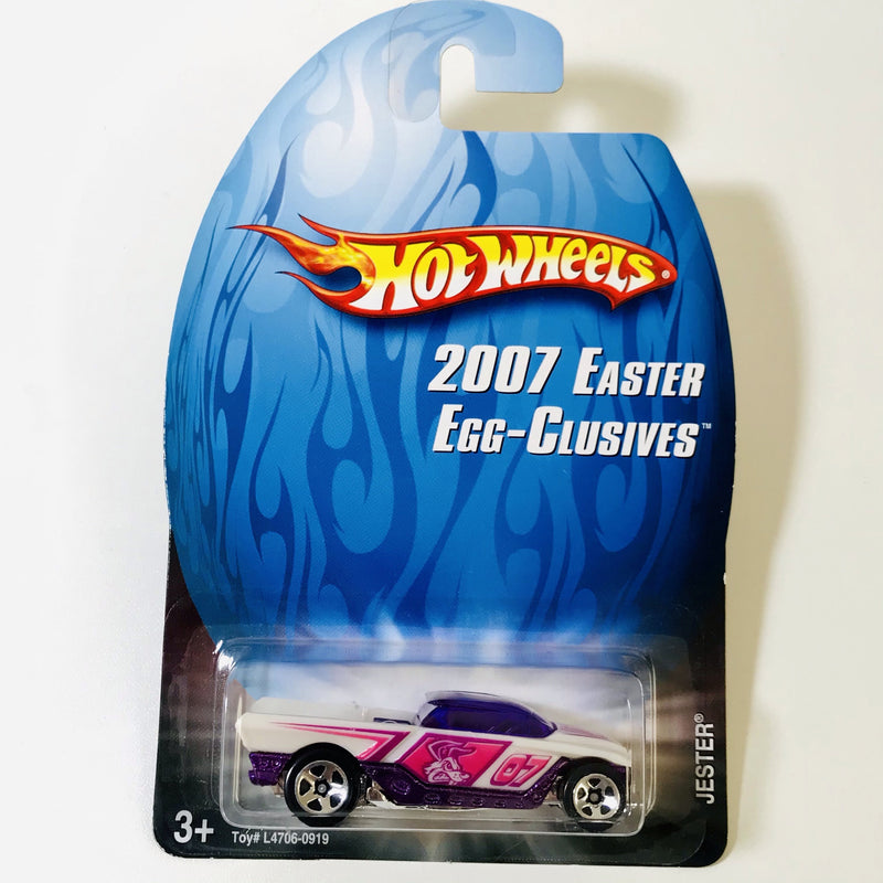 2007 Hot Wheels Easter Egg-Clusives Jester blanco 5SP