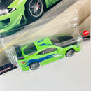 2021 Hot Wheels Premium Fast & Furious Fast Stars Mitsubishi Eclipse verde Llantas de Goma